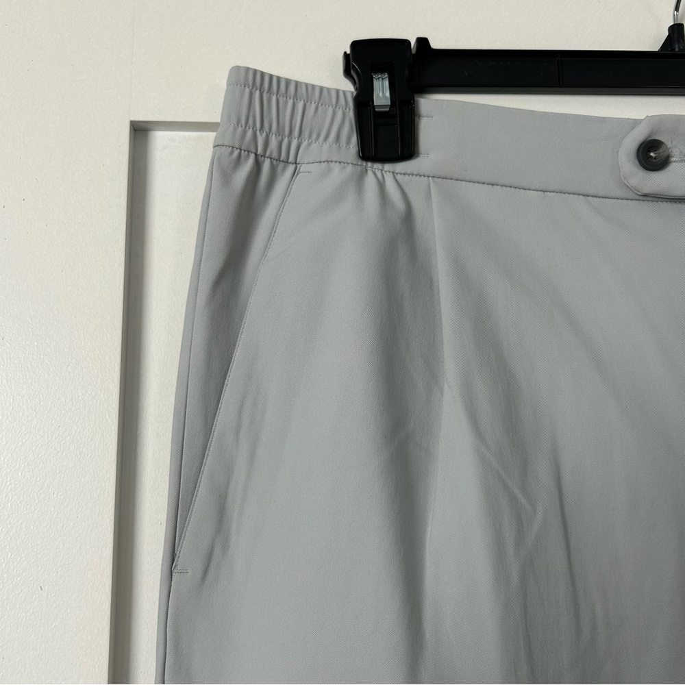 Vuori Meta Chino Slim Straight Pants Light Grey Size 36 - Picture 6 of 16